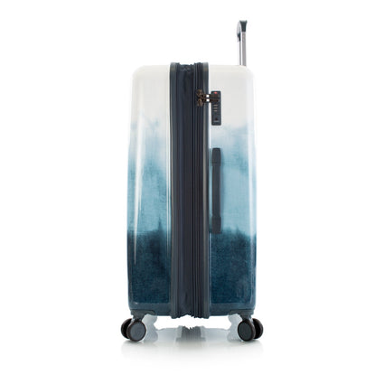 Fashion Spinner 30" Luggage - Tie-Dye Blue Side View