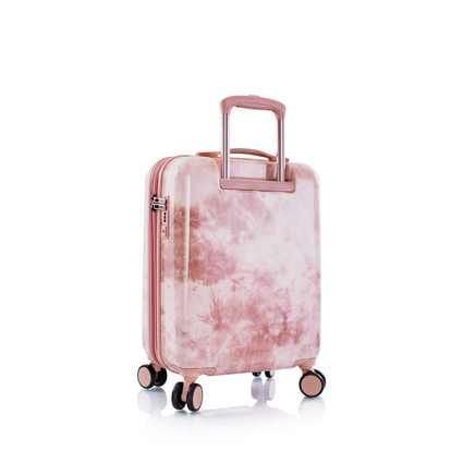 Tie-Dye Rose 21" Spinner™ Carry-On Luggage back qrt | Fashion Luggage