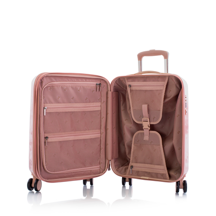 Tie-Dye Rose 21" Spinner™ Carry-On Luggage Open | Fashion Luggage