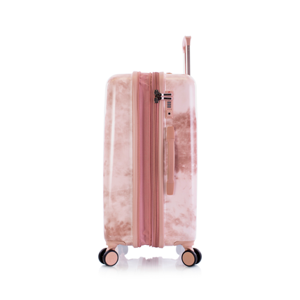 Fashion Spinner - Tie-Dye Rose 3 Piece Luggage Set Side