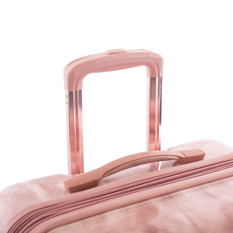 Fashion Spinner - Tie-Dye Rose 3 Piece Luggage Set Handle