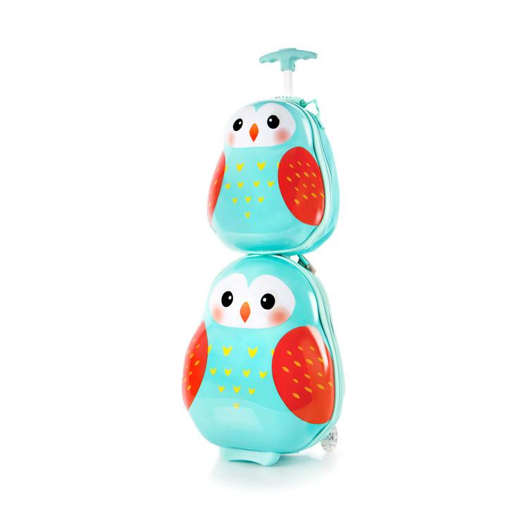 Travel Tots Owl - Kids Luggage & Backpack Set
