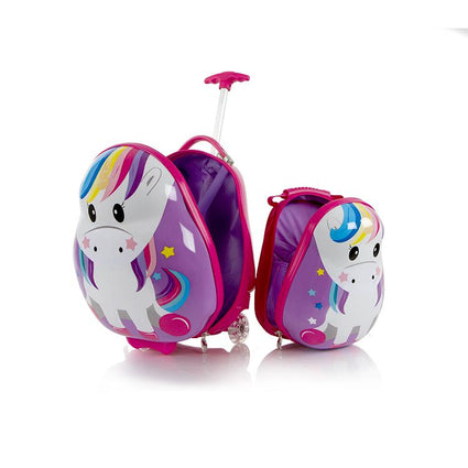 Travel Tots Unicorn - Kids Luggage & Backpack Set