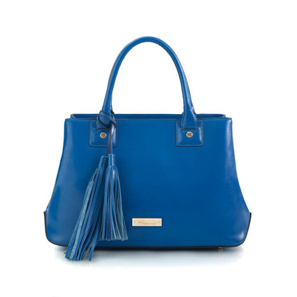 Maui Bay Satchel w.Tassel Detail - Victoria Blue