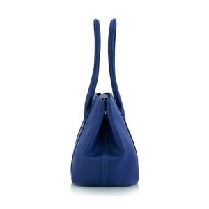 Sac bandoulière Maui Bay avec côtés extensibles à bouton-pression – Bleu Ultra.