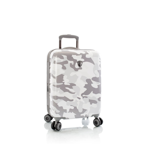 White Camo 21" Fashion Spinner® Carry-on Front