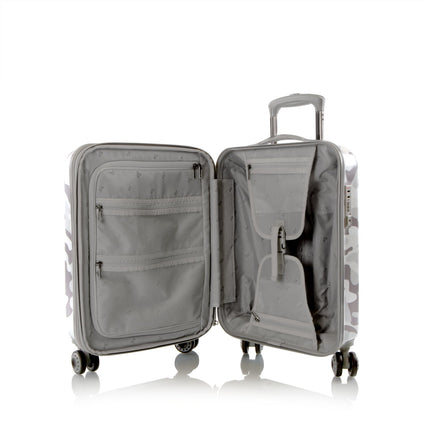 White Camo 21" Fashion Spinner® Carry-on Open