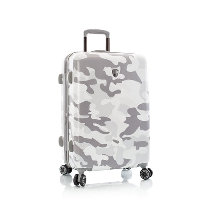 White Camo 26" Fashion Spinner Luggage