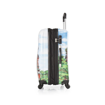 Wonders of the World 26" Fashion Spinner Luggage Sideview