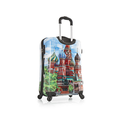 Wonders of the World 26" Fashion Spinner Luggage Back