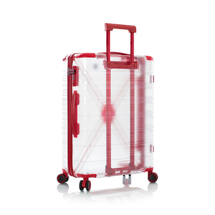 Xray 26 clear luggage red back