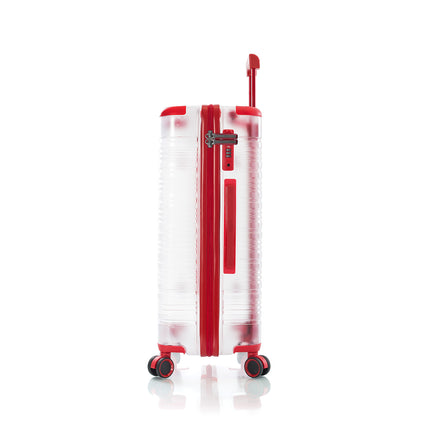 Xray 26 clear luggage red sideview