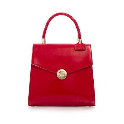 Yorkville Patent Small Arm Bag - Red