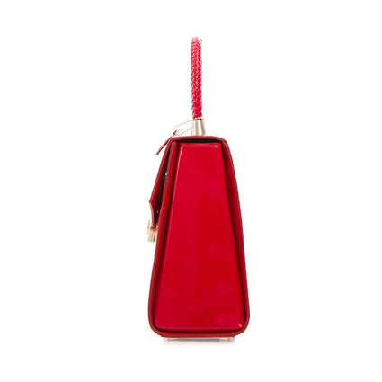 Yorkville Patent Small Arm Bag - Red