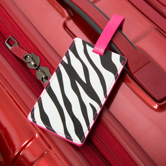 Zebra Luggage Tag