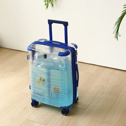 Xray 26 clear luggage blue